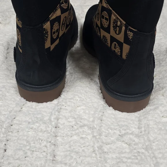 Timberland Men's Black and Tan Boots - Picture 5 of 10